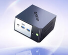 Der EVO-X1 Pro ist mit dem Ryzen AI 9 HX 470 ausgestattet. Abbildung: Ein Werbefoto, das die Vorderseite des Mini-PCs zeigt.