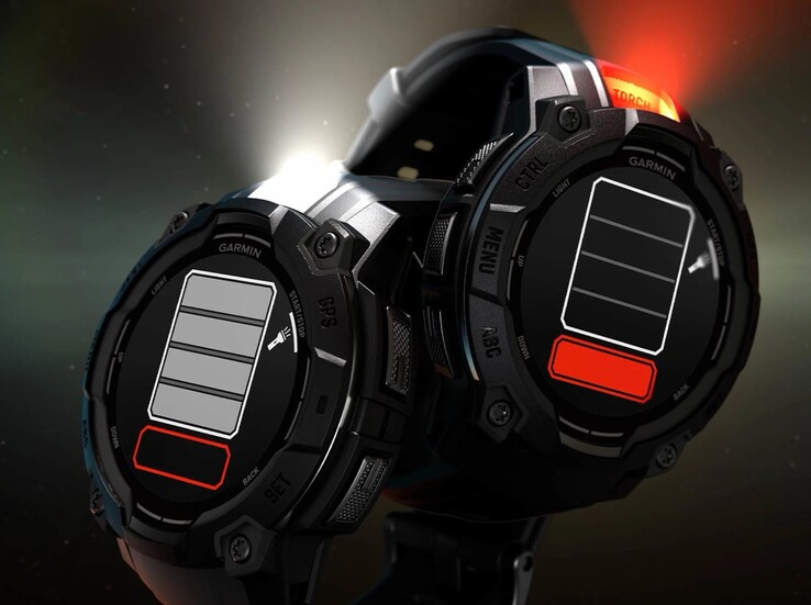 Die Garmin Instinct 3 besitzt eine integrierte LED-Taschenlampe.