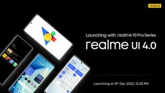 Realme UI 4.0 auf Basis von Android 13 wird am 8. Dezember veröffentlicht. (Bild: Realme)