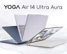 Das Yoga Air 14 Ultra Aura kommt in mehreren Farbvarianten