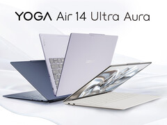 Das Yoga Air 14 Ultra Aura kommt in mehreren Farbvarianten
