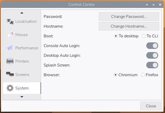Ein neues Control Centre steht bereit (Bildquelle: Raspberry Pi Foundation)