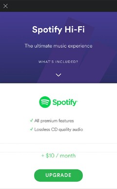 Spotify: Neuer Modus für HiFi-Option in der Testphase