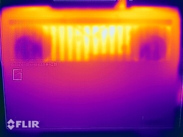 Oberflächentemperaturen Stresstest (Unterseite)