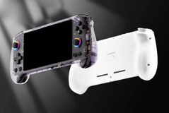 Der Anbernic RG 557 setzt auf ein 5,5 Zoll großes AMOLED-Display. (Bildquelle: Anbernic)