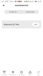 Der Roborck Q7 Max ist schnell zu mit Alexa verknüpft