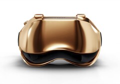 Caviar hüllt das Apple Vision Pro Mixed-Reality-Headset in 18-karätiges Gold. (Bild: Caviar)