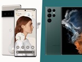 Zwei der hochwertigsten Android-Smartphones haben am Gebrauchtmarkt rasant an Wert verloren. (Bild: Google / Samsung, bearbeitet)