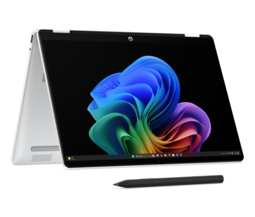 HP OmniBook 5 Flip 14 GlacierSilver Pen Tent