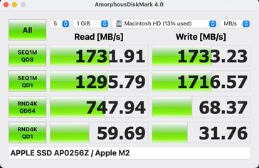 MacBook Air mit Apple M2 und 256 GB SSD