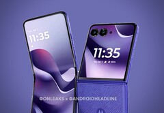 Das Motorola Razr 70 Ultra soll auch in der Farbe Orient Blue angeboten werden.