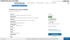 ThinkPad P15v Gen 3 AMD