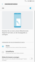 Samsung Galaxy J7 (2017): Einstellungen Einhand-Modus