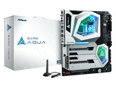 Das ASRock Z490 Aqua dürfte eines der teuersten Mainboards für Intel Comet Lake-S-Prozessoren sein. (Bild: ASRock)