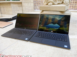 Alt gegen neu: Das 4K-Display des neuen XPS 13 9370 ist exzellent.