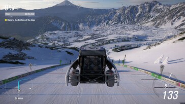 Über Schneepisten