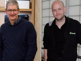 Apple CEO Tim Cook gegen Spotify CEO Daniel Ek. Bild: Getty/Recode