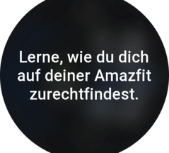 ... als auch auf der Uhr selbst