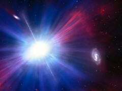 Konzeptionelles Bild einer kosmischen Explosion