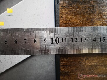 Die Seitenränder sind schmal ...