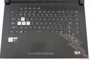 Gleiche Tastatur wie bei der G531, jedoch mit 4-Zonen-RGB-Beleuchtung anstelle von RGB pro Taste