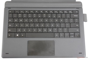 Die Tastatur orientiert sich am Surface-Pro-Keyboard