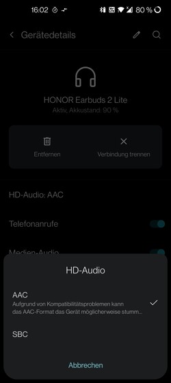 Test Honor Earbuds 2 Lite