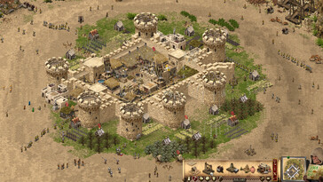 Im Bild: Ein Gameplay-Screenshot aus Stronghold Crusader: Definitive Edition.