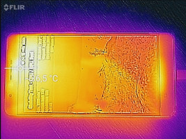 Wärmeentwicklung auf der Frontseite unter Last