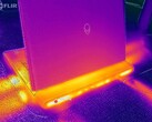 Temperatur des Alienware 16 Area-51 beim Spielen von Cyberpunk 2077 im Overdrive-Modus