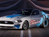 Designtechnisch basiert der elektrische Ford Mustang Super Cobra Jet 1800 auf der alten Generation des Muscle-Cars (Bild: Ford)