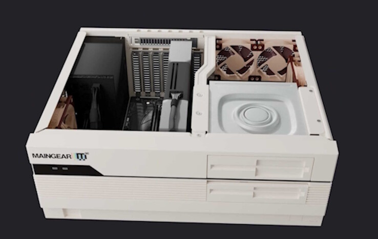 Genutzt wird eine klassische Luftkühlung (Bildquelle: Maingear)