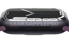Die Apple Watch Series 8 soll beim Design der Series 7 bleiben, mit einer Änderung. (Bild: LeaksApplePro)