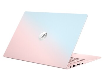 Auf der Rückseite ist der Farbverlauf recht auffällig (Bild: Asus)