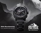 Die Casio Pro Trek PRW-B1000WM-1 in Zusammenarbeit mit White Mountaineering.