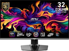 Der MSI MPG 321URX ist ein 32 Zoll großer 4K QD-OLED-Monitor mit 240Hz (Bildquelle: MSI/Amazon)