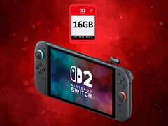 Im Bild: Nintendo Switch 2 mit 16GB Game-Key Card. (Bildquelle: Nintendo of America mit Bearbeitungen)