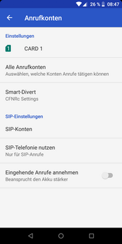 Gigaset GS185: SIP-Konten