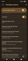 LDAC-Einstellungen auf dem Android Phone s.u.