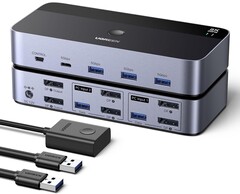 Ugreen hat einen neuen Dual-Monitor KVM-Switch auf den Markt gebracht. (Bildquelle: Amazon)