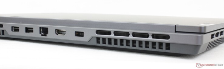 Links: 2x USB-A 3.2 Gen. 2, Gigabit RJ-45, HDMI 2.1, Netzgerät