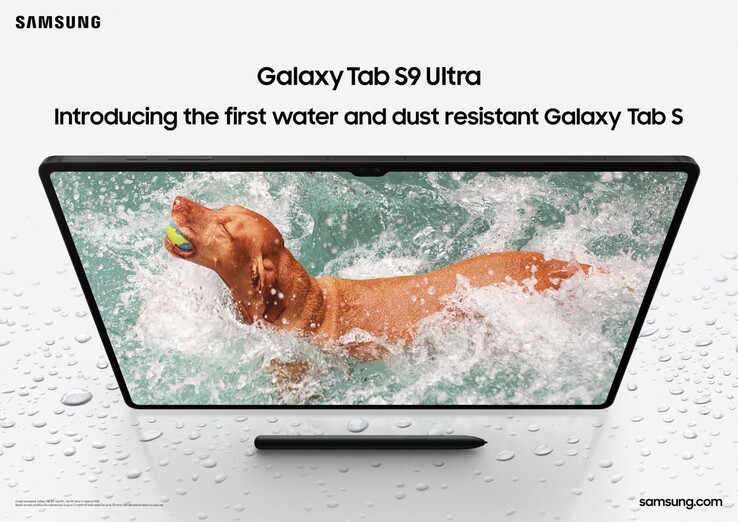 Die Samsung Galaxy Tab S9-Familie ist nun nach IP68-Norm staub- und wasserdicht.