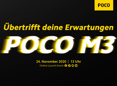 Xiaomi Poco M3: Globaler Launch für Preisbrecher am 24. November.