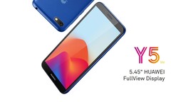 Es regnet derzeit Einsteiger-Smartphones von Huawei, hier das Y5 Lite mit Android Go.