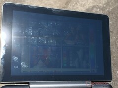 Im Freien im Sonnenlicht