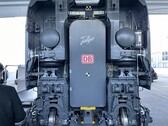 Der ICE-L von Talgo und die gut sichtbare Einzelradaufhängung auf der Innotrans 2022. (Foto: Andreas Sebayang/Privat)