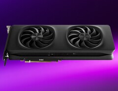 Die Intel Arc B580 soll bald mit zwei GPUs und bis zu 48 GB VRAM verfügbar sein. (Bildquelle: Intel, bearbeitet)