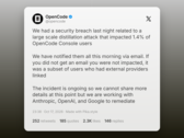 OpenCode bestätigt Sicherheitsvorfall und offengelegte API-Keys