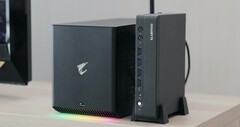 Dank Thunderbolt 4 lässt sich der Gigabyte Brix Pro auf Wunsch um eine externe Grafikkarte erweitern. (Bild: Gigabyte)