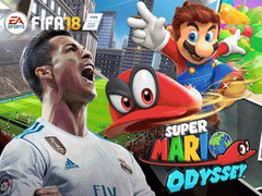 game Sales Award Sonderpreise im Juni 2018 für FIFA 18 und Super Mario Odyssey.